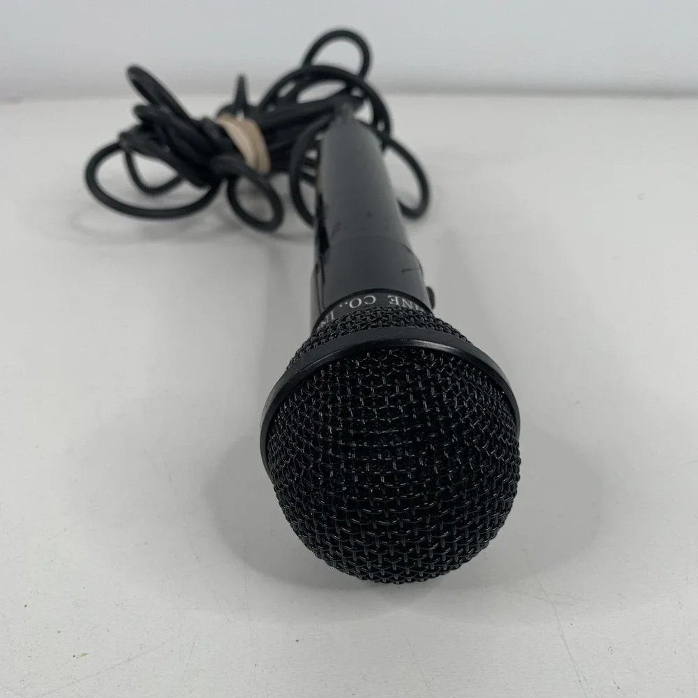 The Singing Machine Co Microphone Black with Black Cord